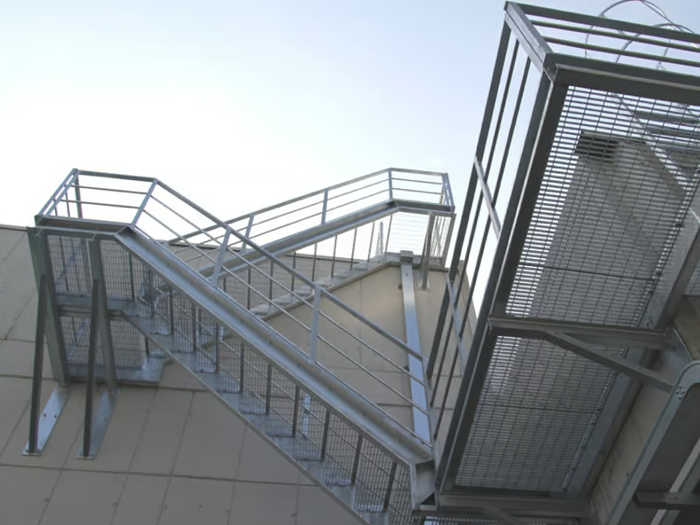 Safety stairs - Fire escape staircase _ GRIGLIATI BALDASSAR